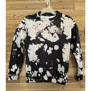 ROMWE "Good Vibes Only" Crew Neck Long Sleeve Sweatshirt Pullover Women's Size M